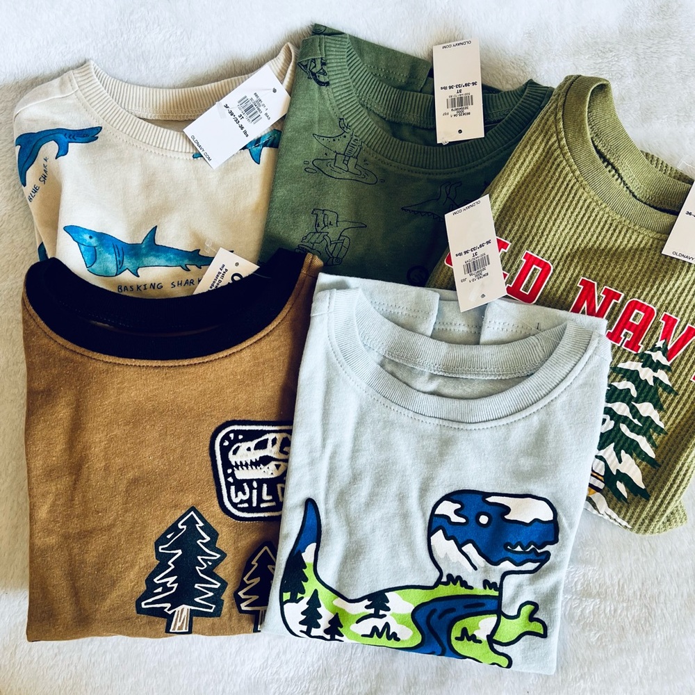 Old Navy toddler boy graphic tee bundle 3T